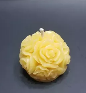 Beeswax Candle  Rose Candle